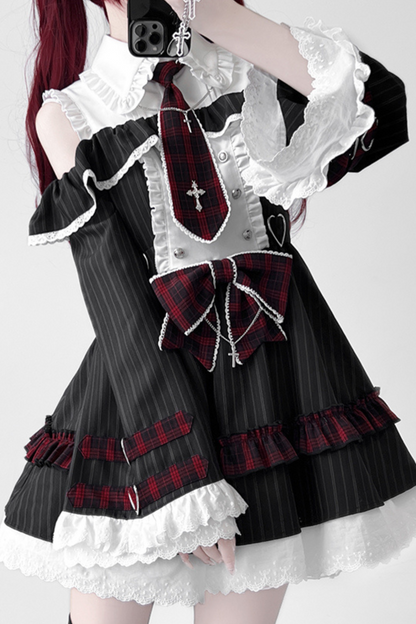Dress Cross Set Dark Daily Girl