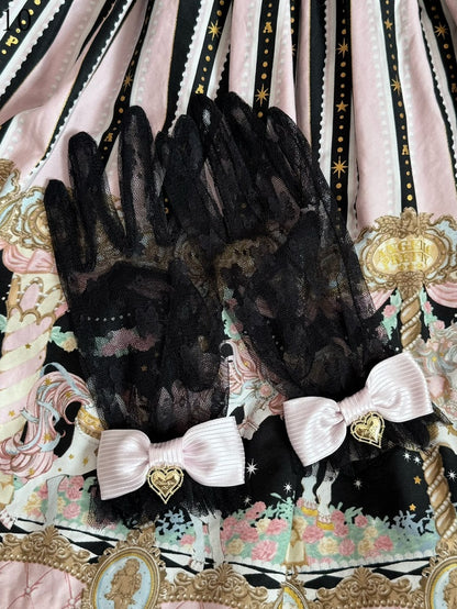 Crown/Heart Bowknot Lace Gloves Options Charm 16