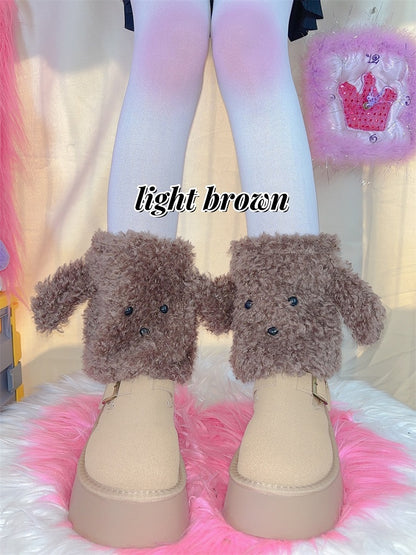 Puppy Ears Design  Leg Warmers