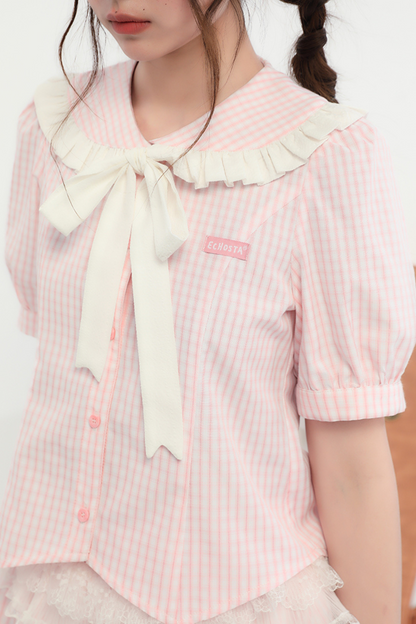 striped lace doll balloon Peachy + top pants Bubbles
