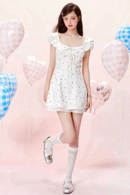 Dress Jumping Dot Color