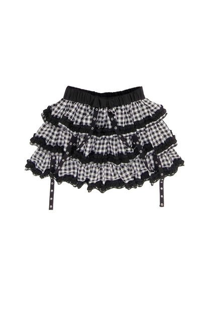Asian vest Y2K and smock skirt Light