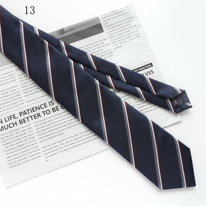 Krawatte JK Gestreift 17 Hals Muster Optionen Uniform