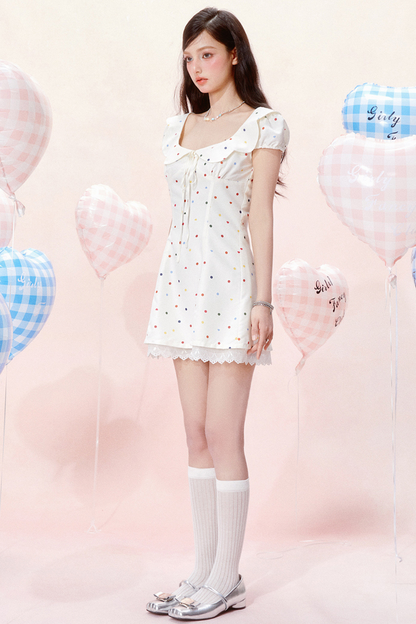 Dress Jumping Dot Color