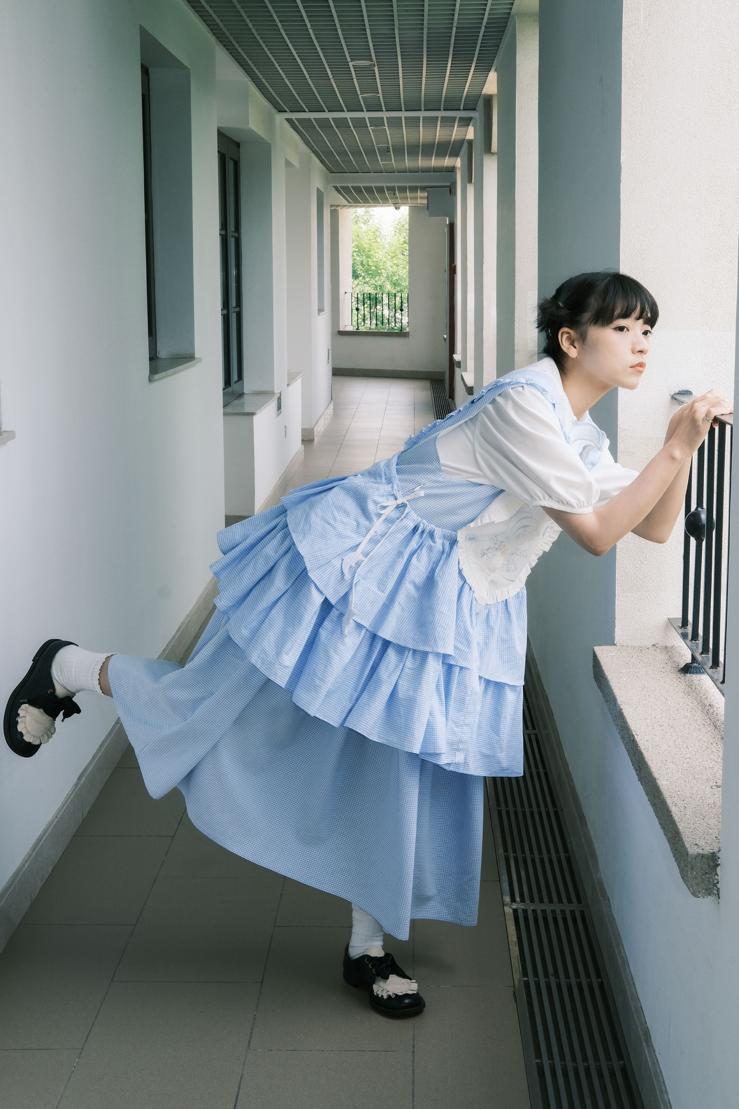 Pulloverrock Schürze Herz Hase