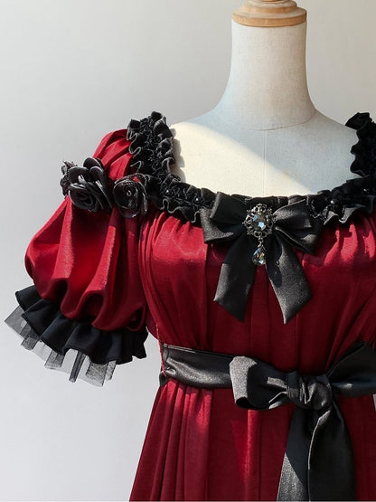 White Floral Dress Accessory