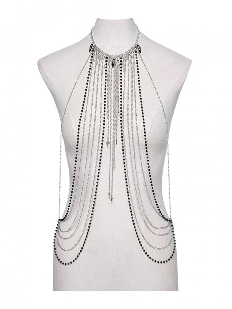 Punk Tassel Chest Chain