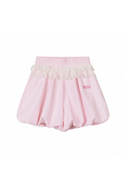 balloon pants lace + Peachy top striped Bubbles doll