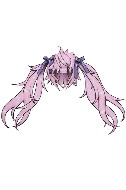 Hat Ponytail Double Wig