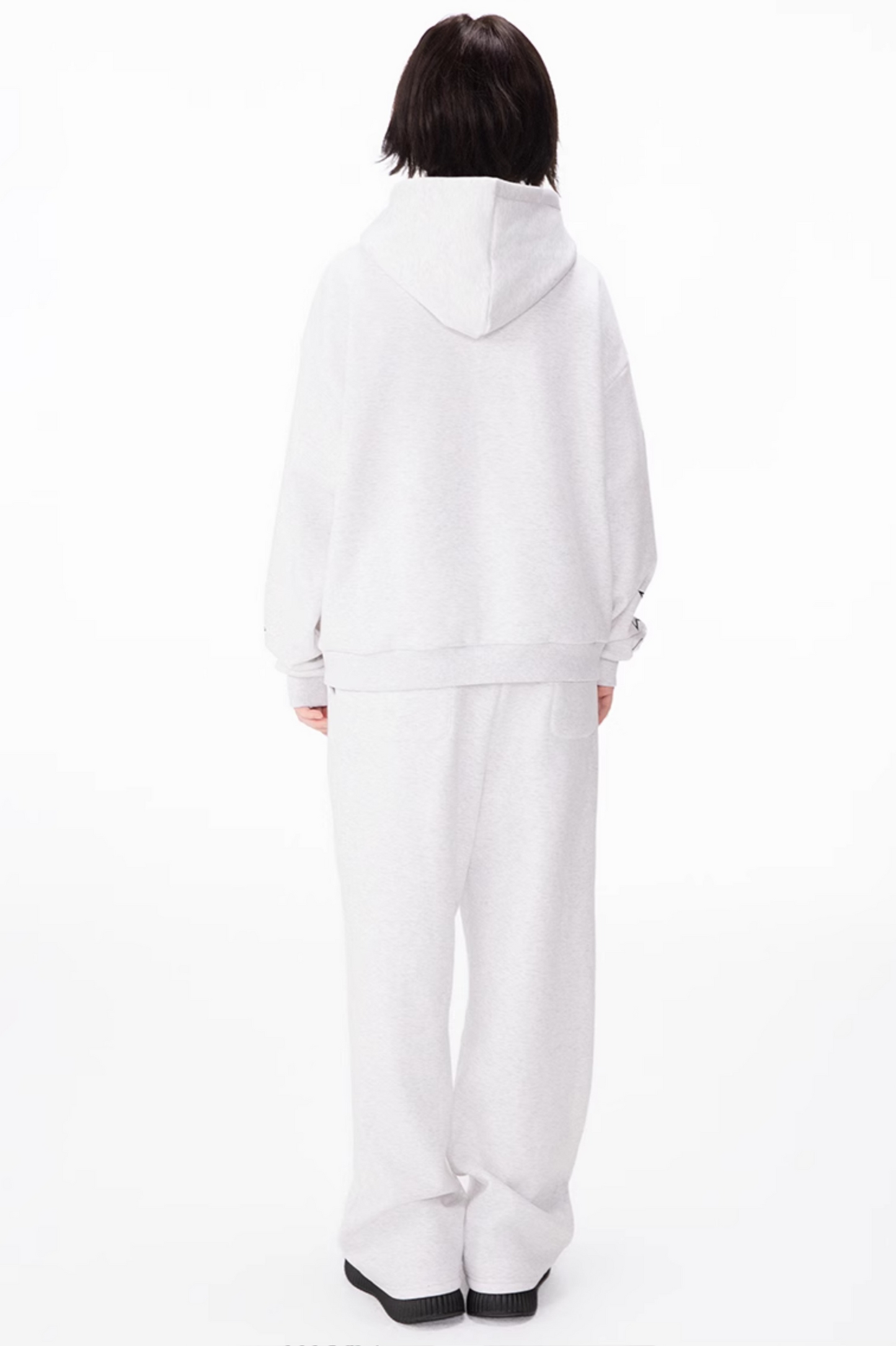 Leg Boa Hooded + Computer Hoodie Sweatpants Straight