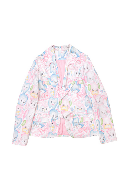 jacket y2k + collar skirt fantasy