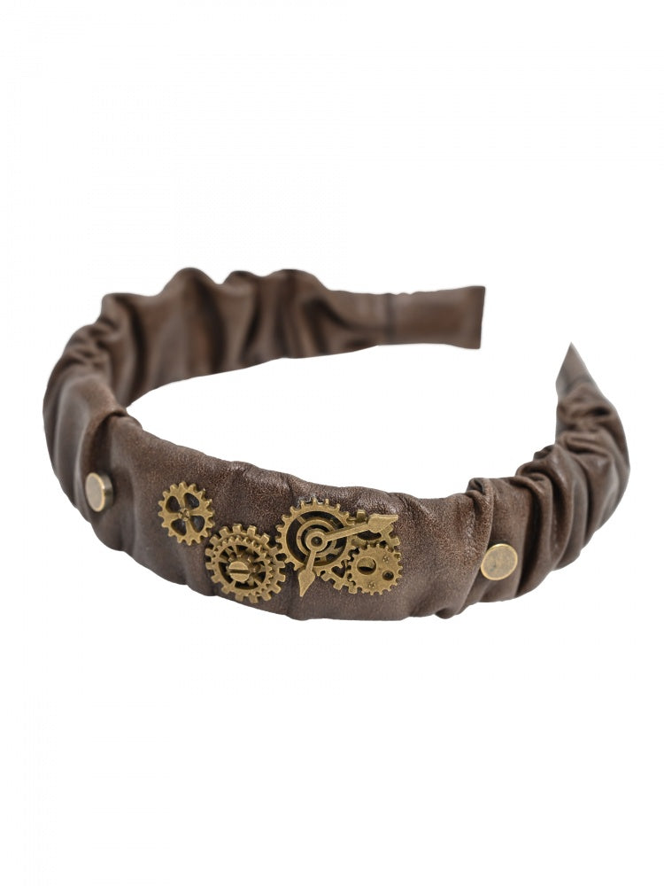 Dark Brown Steampunk Hairband