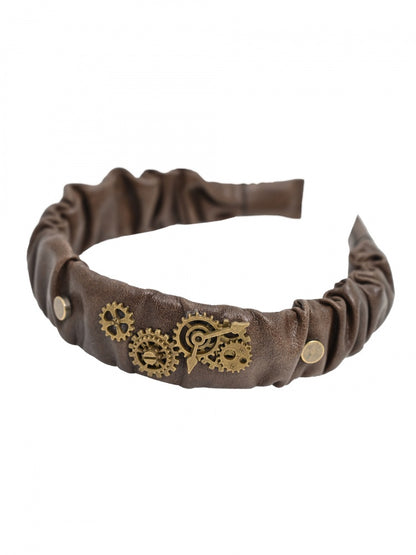 Dark Brown Steampunk Hairband