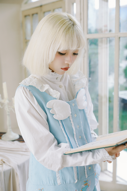 Peach Blue Fairy Neighborhood👼 Island Vest Angel