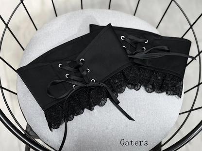- Outfit Vibes Clown Pointed Collar Black Lolita Ouji Circus