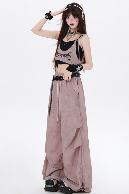 Girls Casual Waist High Spice Pants