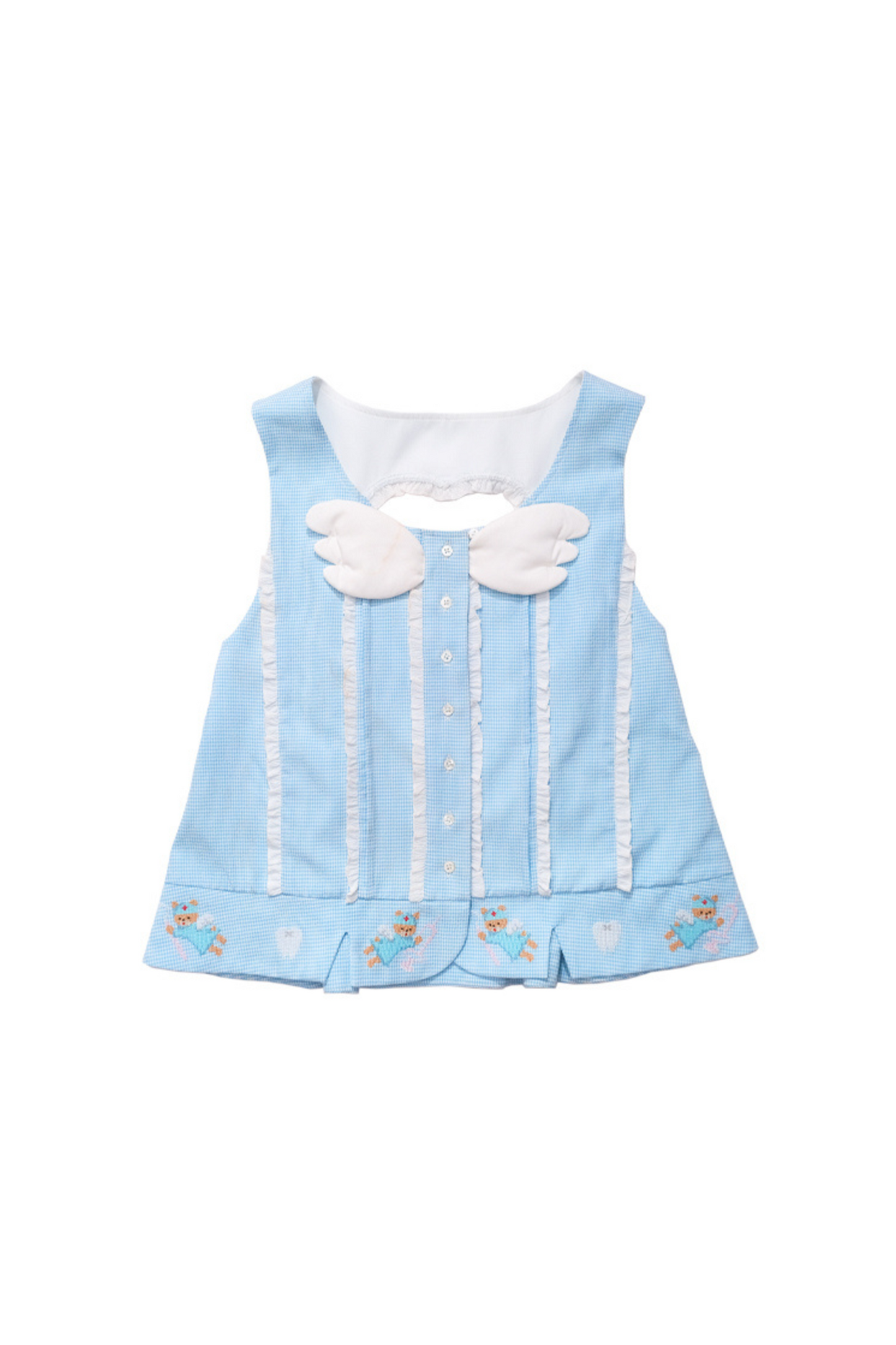 Peach Blue Fairy Neighborhood👼 Island Vest Angel