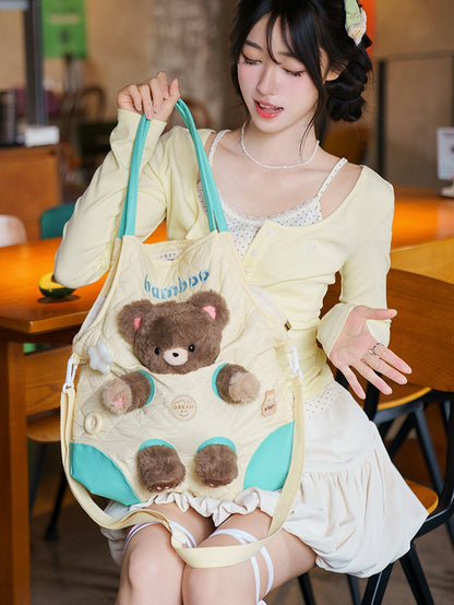 Design Crossbody Bag Cut-out YellowGreen