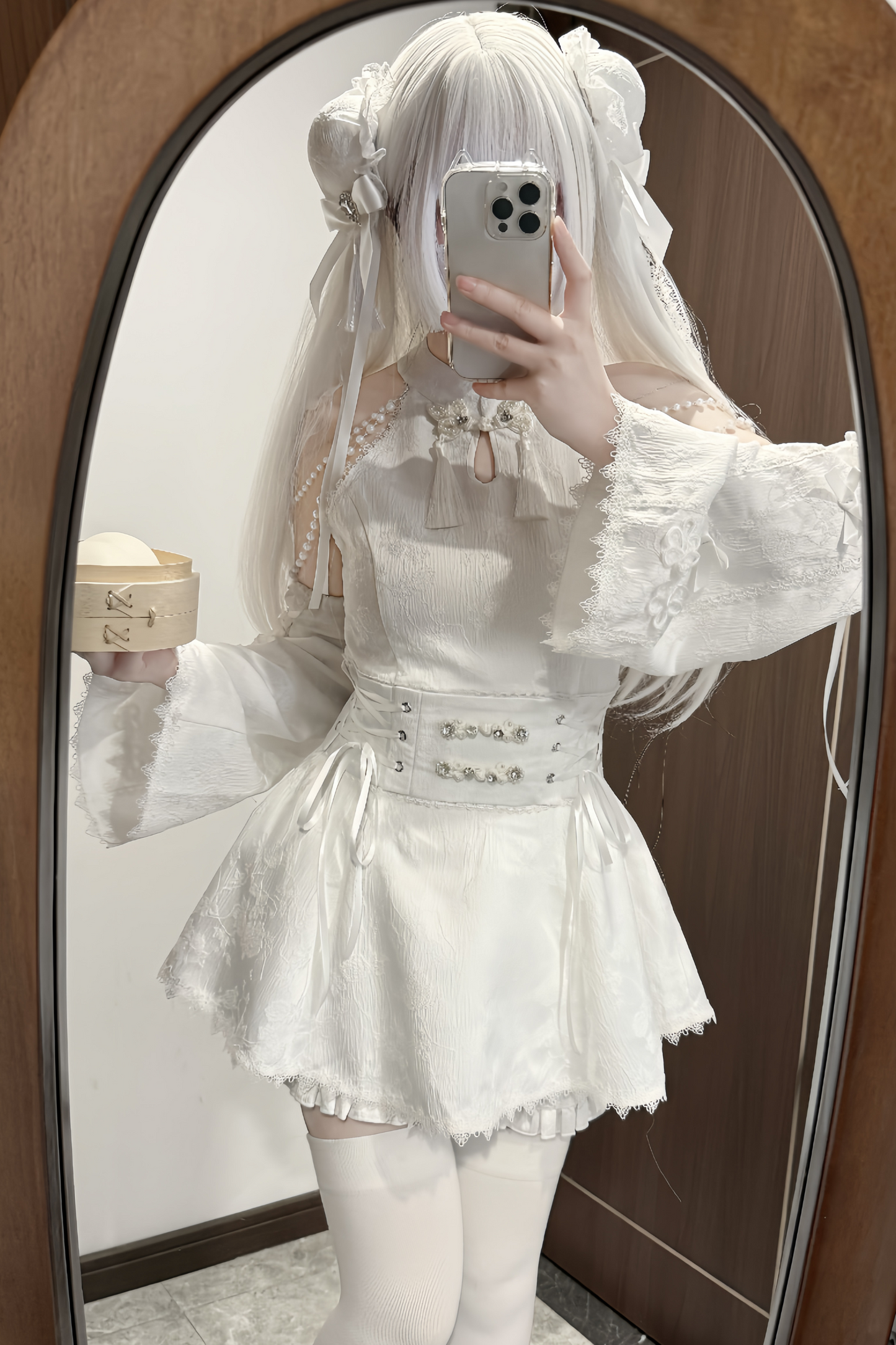 ruffle stand + top item china Mine Reserved pants accessories