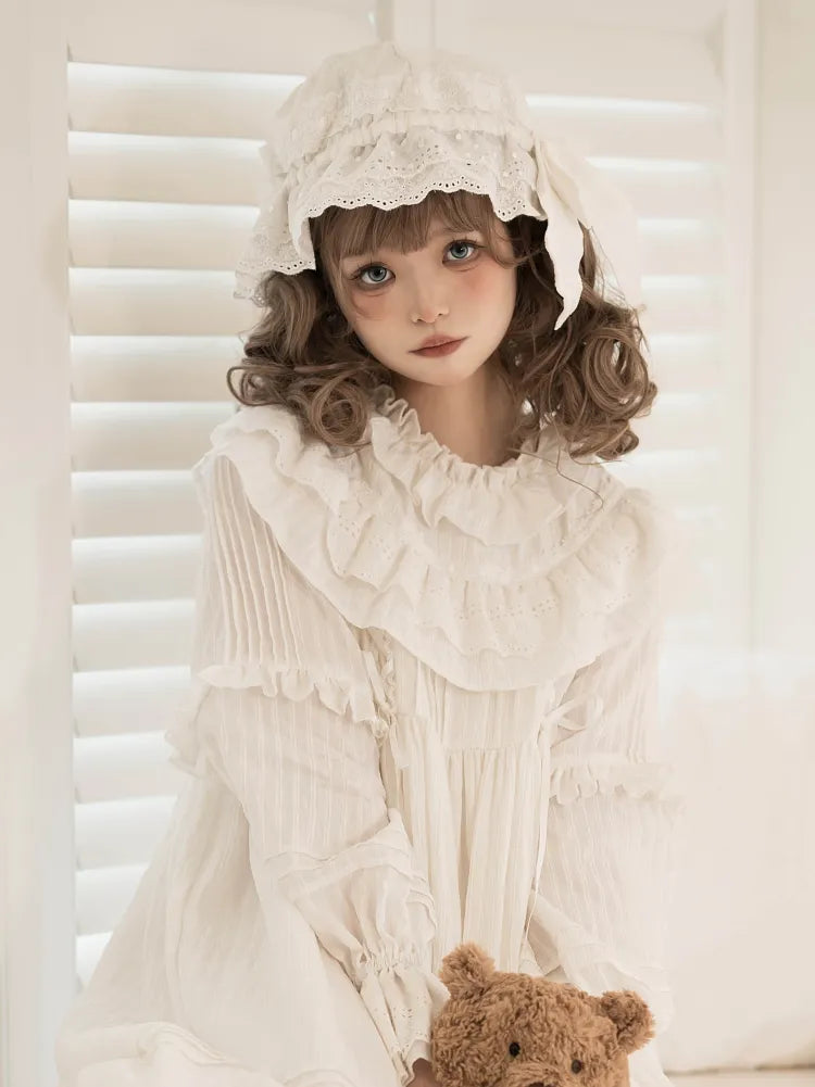 Lolita Baby Shiro Hat White