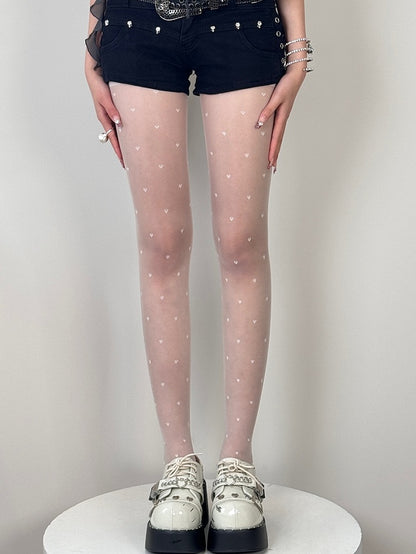 Details Options Bittersweet Tights Heart Color 4