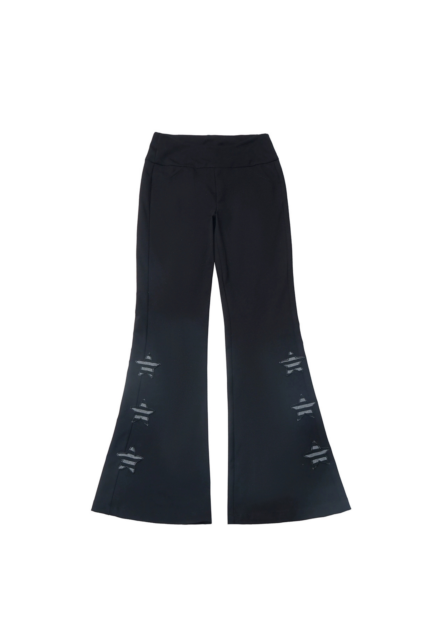 Lace-Up Flared Pants Illustrated Top Subculture + Girl