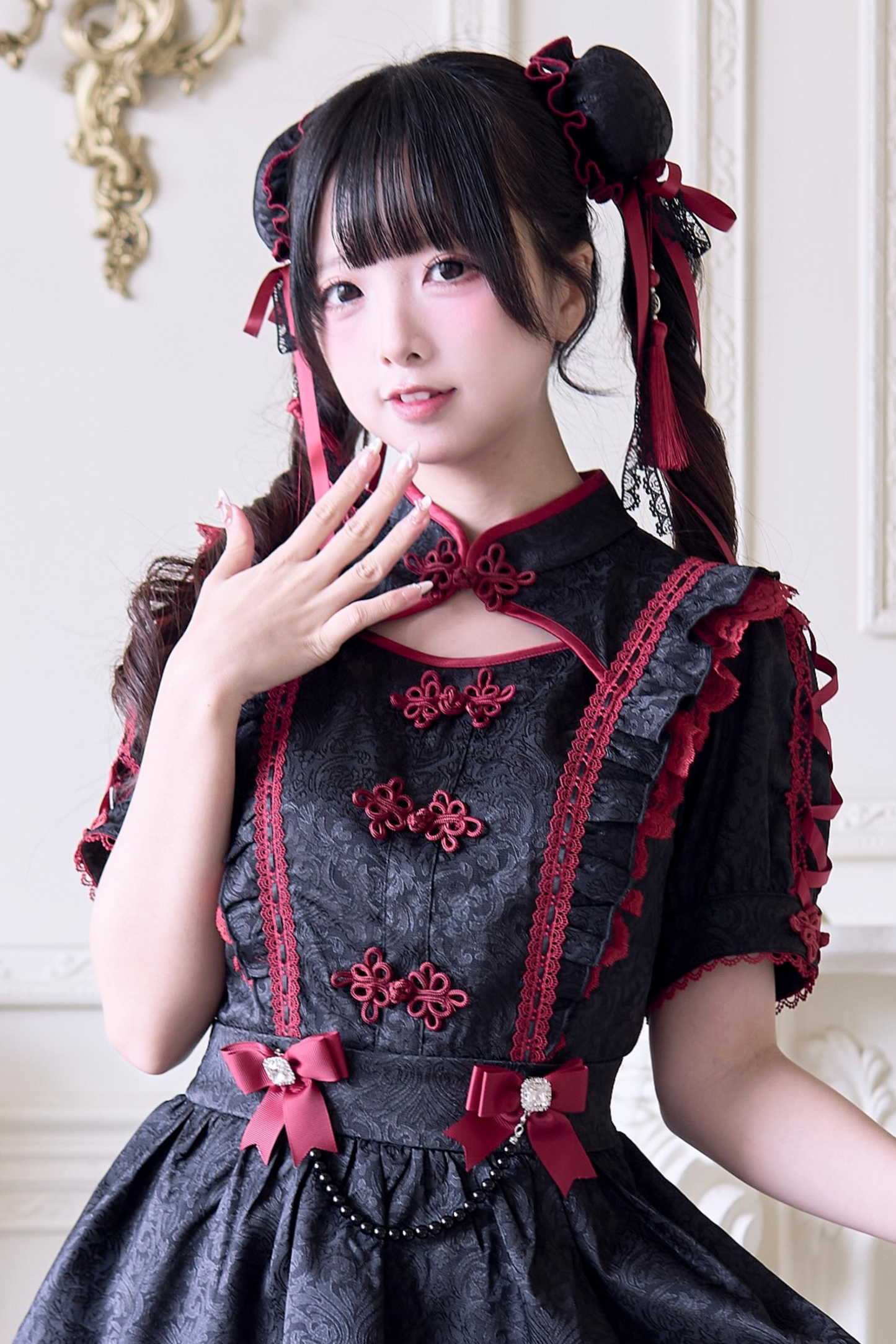 Hairpins China of Sweet + Setup Bun Pair