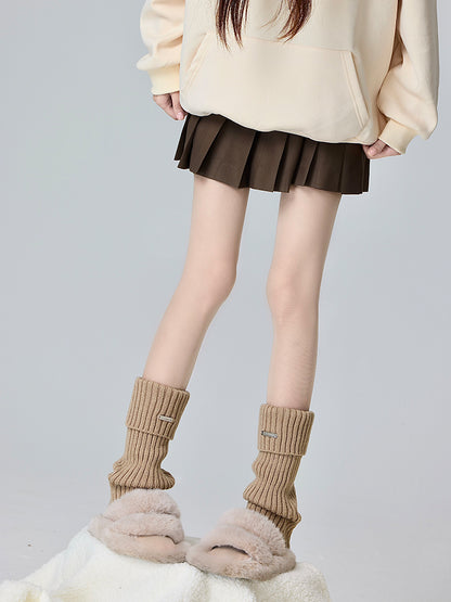 4 Color Options Knitted Leg Warmers