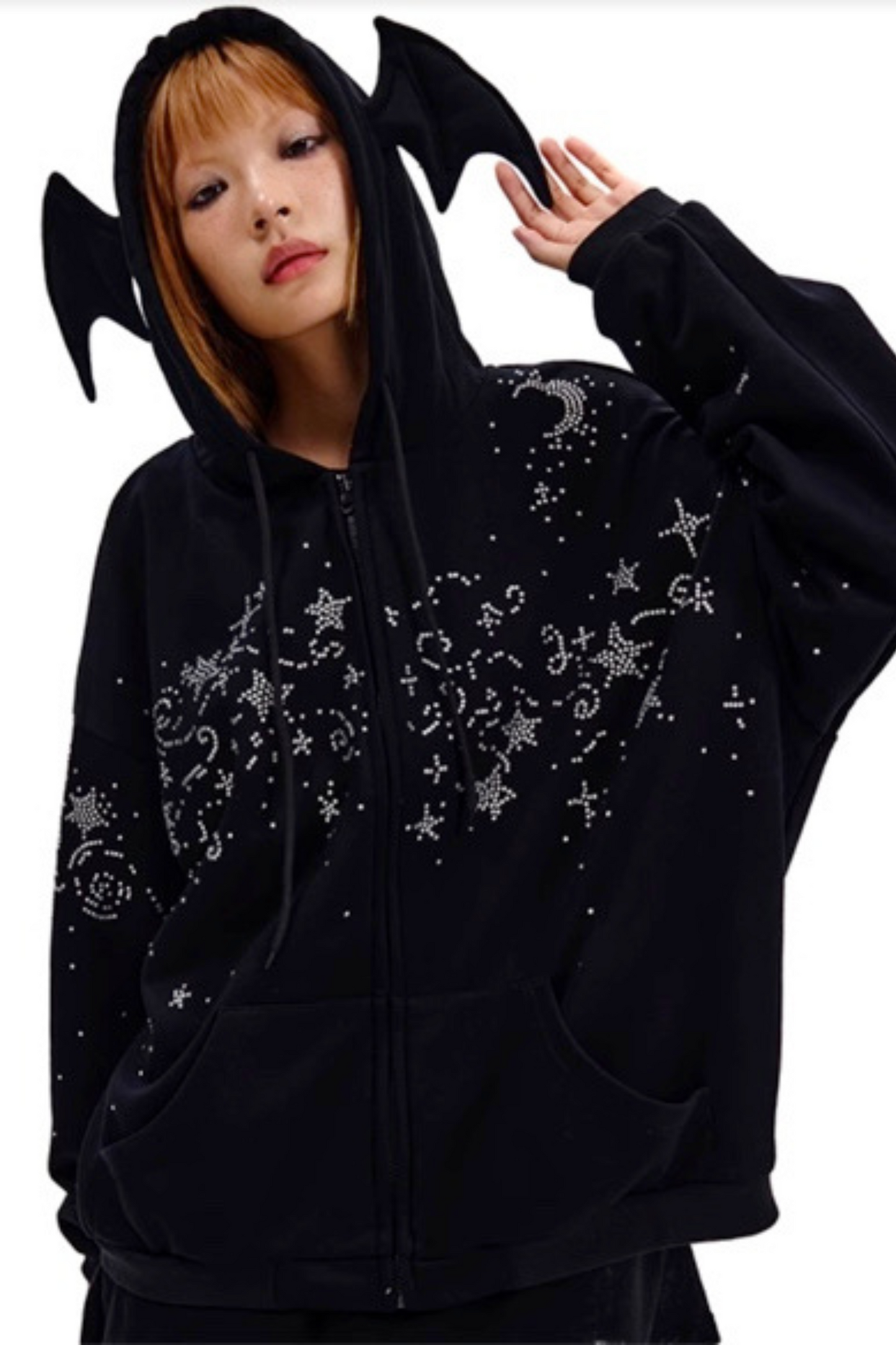 Hoodie Starry Sweatshirt Diamond