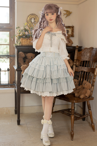 Skirt Top Sweet Cute Daily Doll + Lolita
