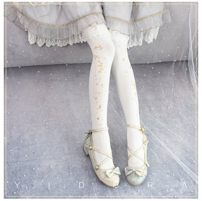 The Jade Hare Elegant Lolita Tights