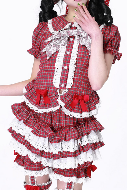 Pumpkin Retro Lace Balloon Pants Cake