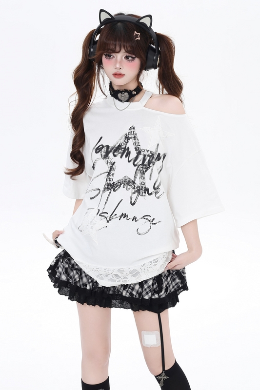 Strapless Starry Sweet Cool Design American Top