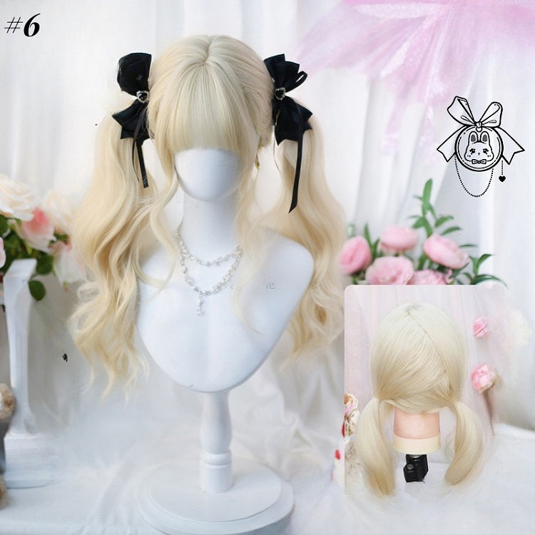 Under Bust Length Wig with Bangs