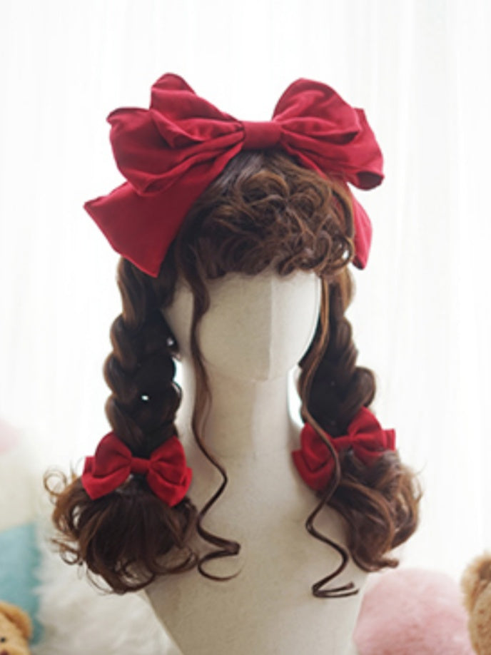 Blonde/White/Brown/Pink/Light Blonde Long Wavy Wig With Curly Bangs