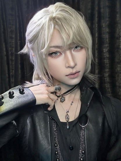 Length Short Wig Ouji 55CM Blonde