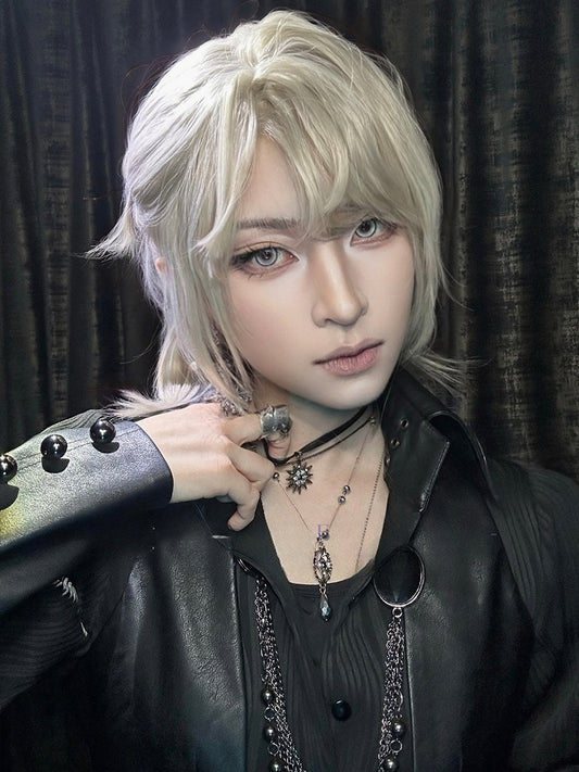Length Short Wig Ouji 55CM Blonde