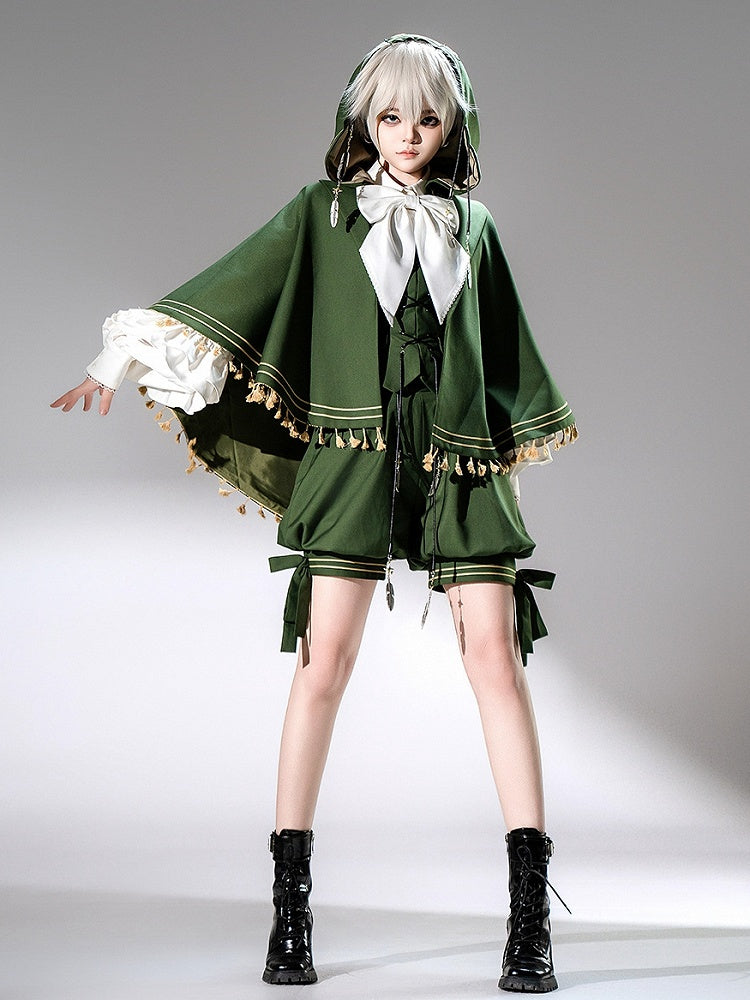 Ouji Shorts Knickerbockers Prince Lolita Green