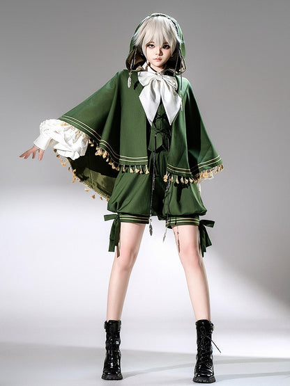 Ouji Shorts Knickerbockers Prince Lolita Green
