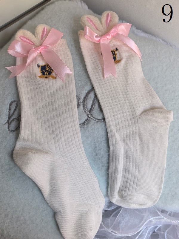 Options Cartoon Socks Ruffled Lolita Cuffs Calf Colorful 9