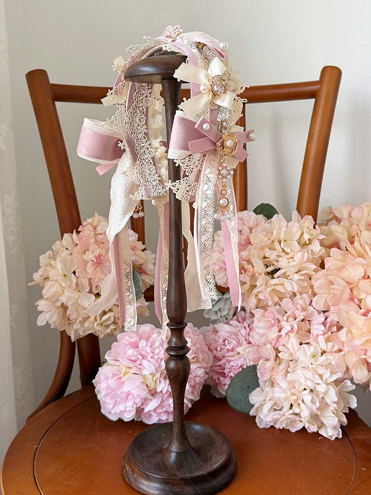 Blue Purple Red / KC Details Bowknot Pink