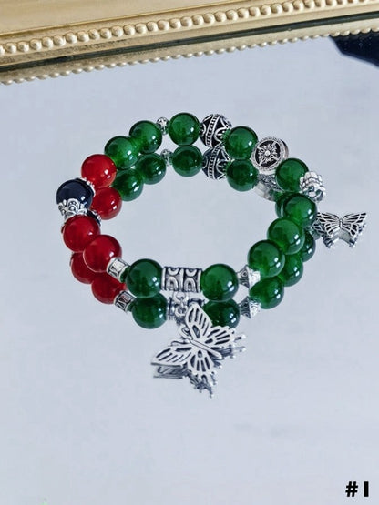 Green Bracelet Glove / Black
