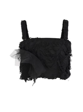 キャミソールホールニットダーク