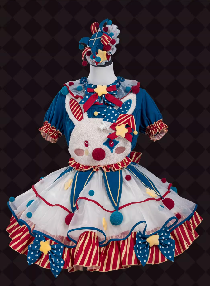Pierrot Setup Complete Bunny Circus Dress