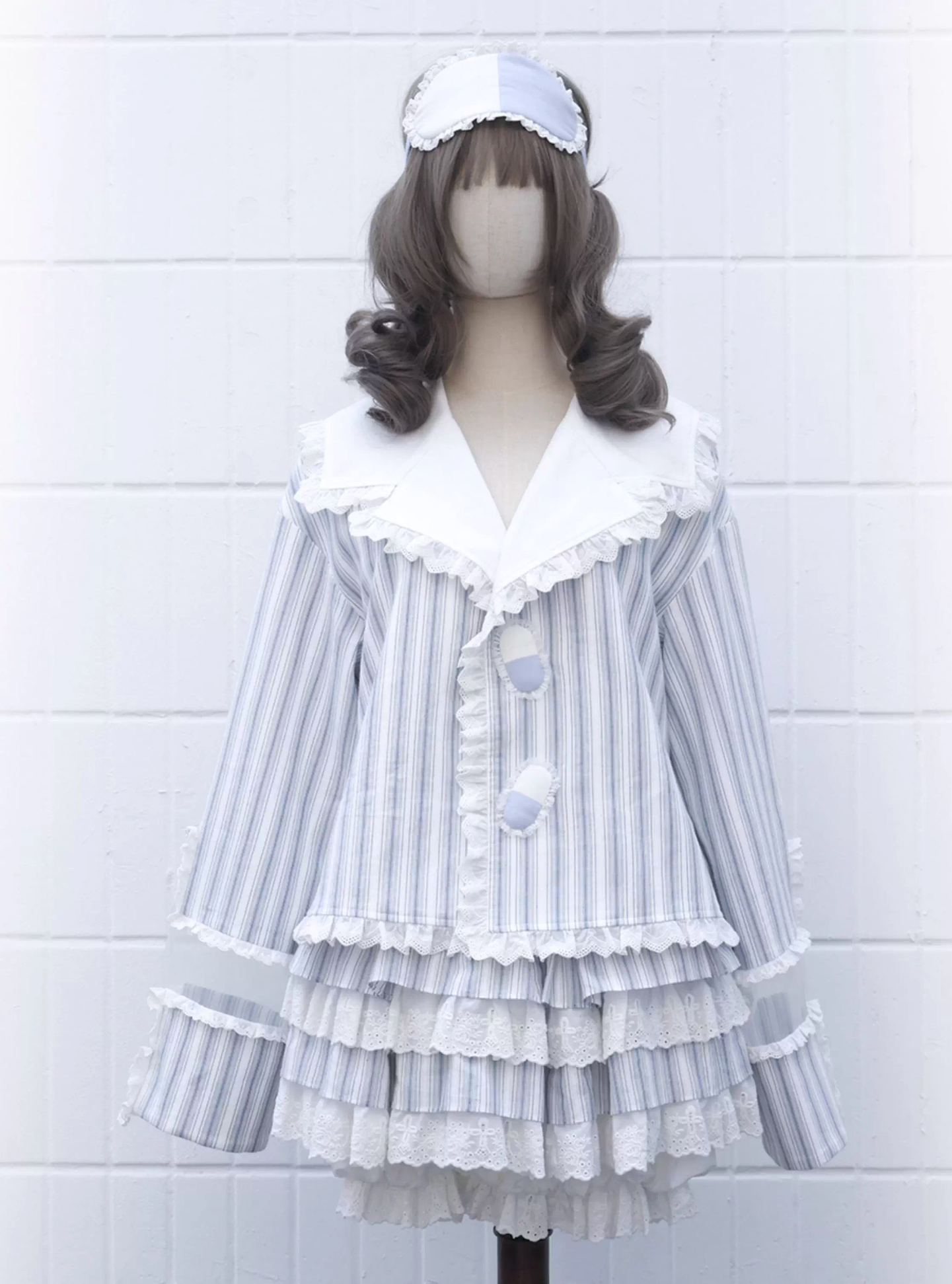 21 Tops Band Eye Subkultur für Stripe the Around Angels Reservierungen: Shorts Mask World👼Medical June Deadline Night Hair + Hat