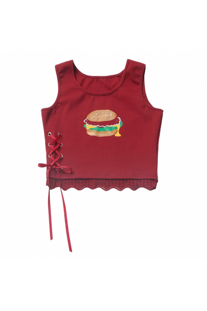 top cake Overshirt sleeveless skirt +
