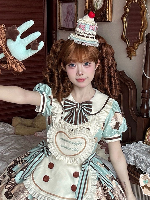 Sweet Hat Mini Lolita Cake Green Cherry Mint