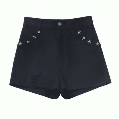 Details Black Star Stud Glamorous Shorts
