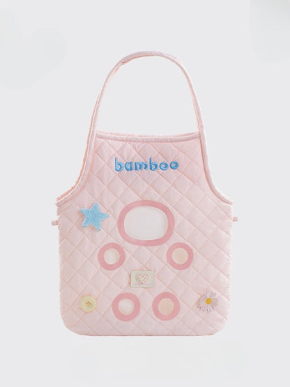 Pink Crossbody Design Bag Cut-out