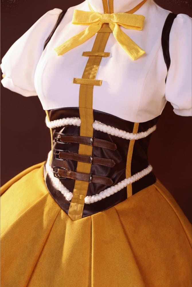 Puella Magi Madoka Magica Tomoe Mami Lolita-Style Cosplay Costume